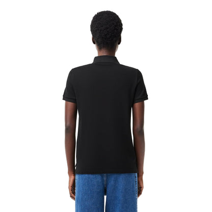 Lacoste Polo de Petit Piqué Suave con Corte Regular para Mujer