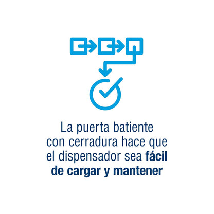Kimberly-Clark Professional Despachador Toalla Fluido Centrico Acero Inoxidable, Color Plateado