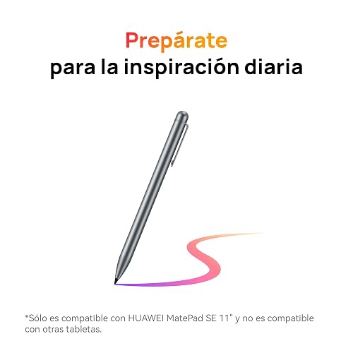 HUAWEI MatePad SE 11, 8G+128G, Tablet Gris con M-Pencil | Pantalla FullView de 11”, Superbatería de 7700 mAh, Wi-Fi/Bluetooth