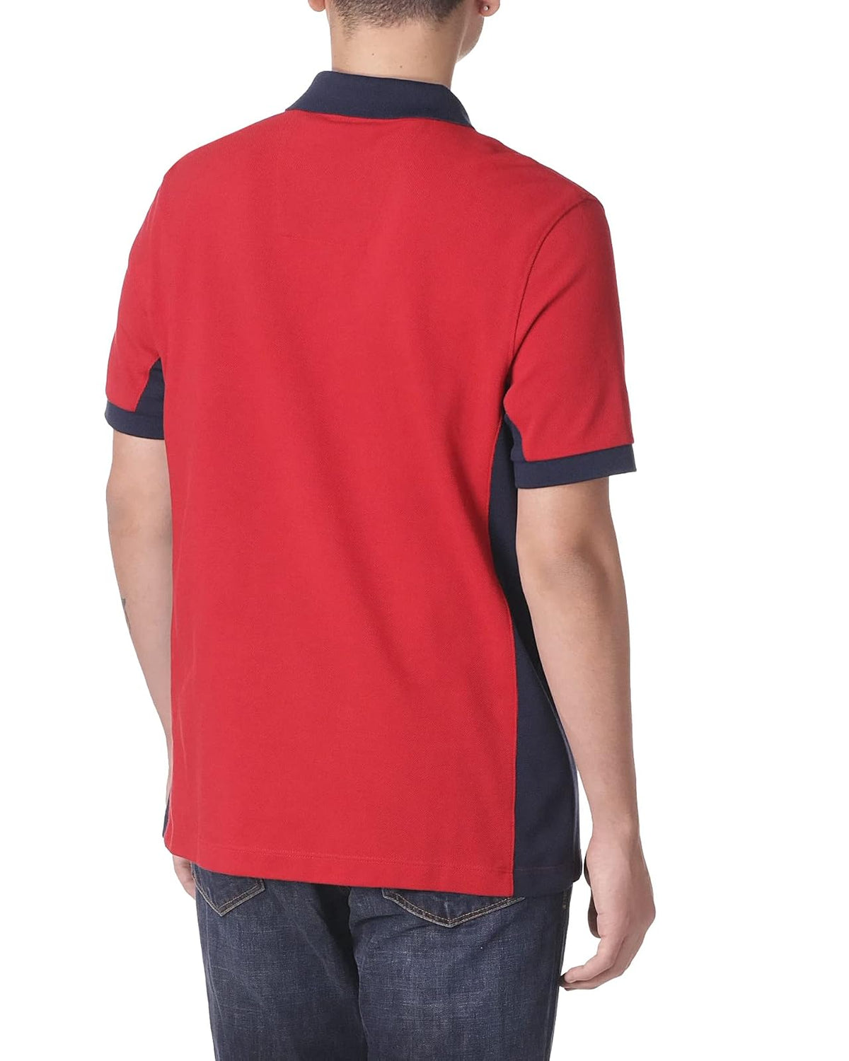 Nautica Polo de piqué de Manga Corta con Bloques de Color Camisa de Polo para Hombre