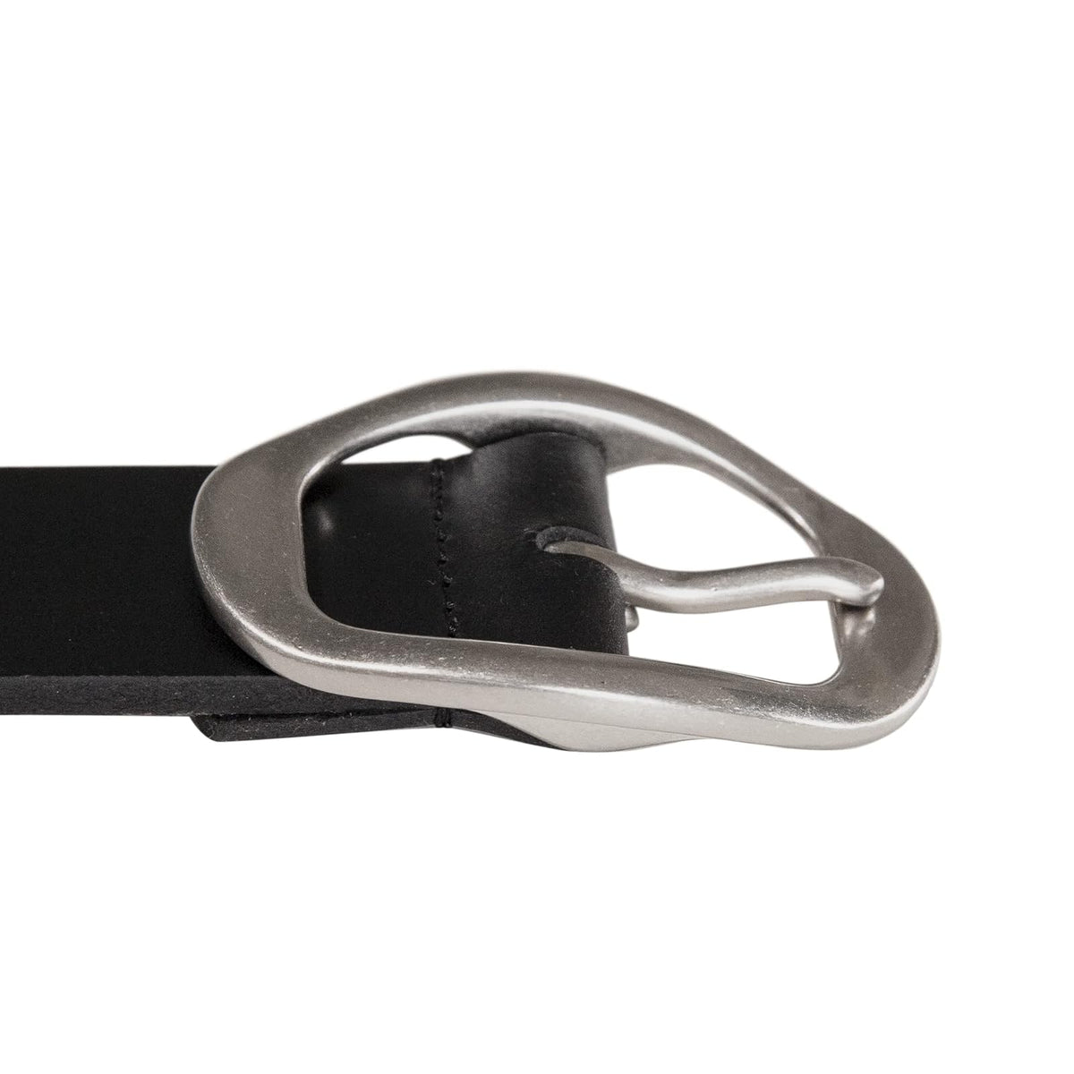 Lucky Brand Cinturón de cuero con hebilla ovalada Cinturón para hombre