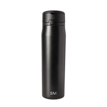Simple Modern Mesa Loop Botella de Agua con Popote - 890 ml - - Midnight Black