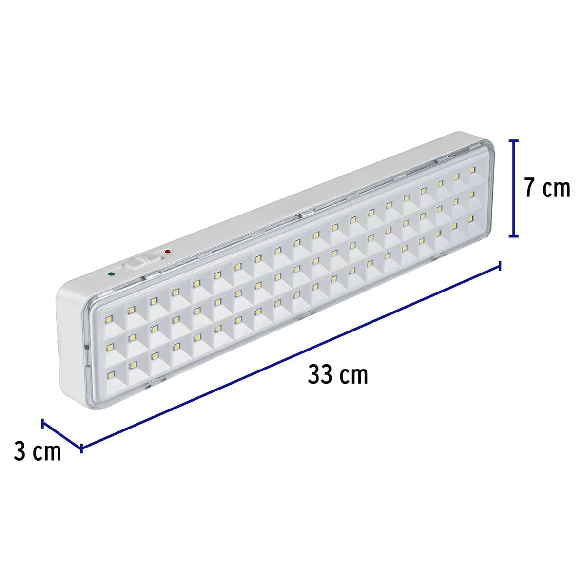 Volteck LAE-60, Lámpara de emergencia recargable 300 lm, 60 LED