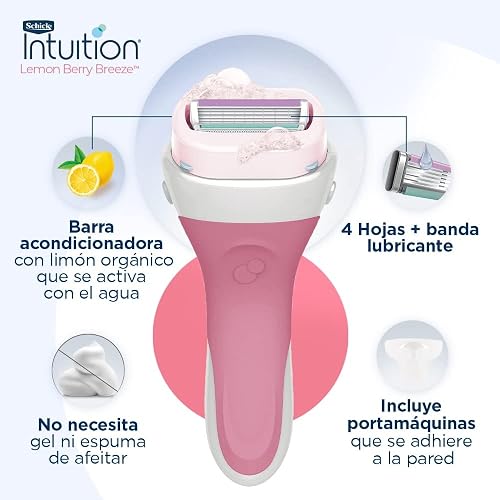 Schick Intuition Máquina de Afeitar para Mujer 4 Hojas
