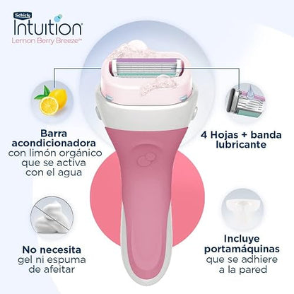 Schick Intuition Máquina de Afeitar para Mujer 4 Hojas