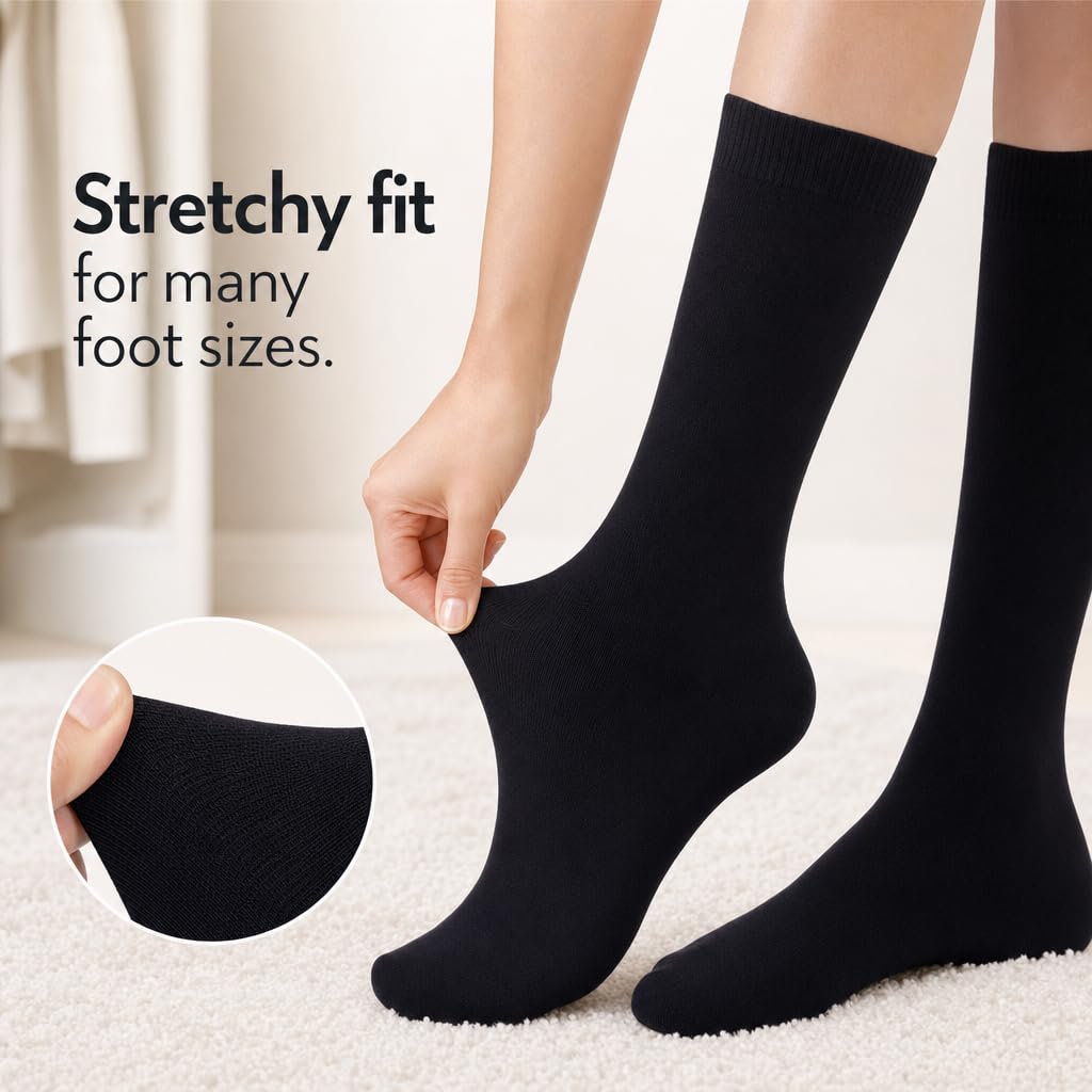 Calcetines de punto plano, 3 pares