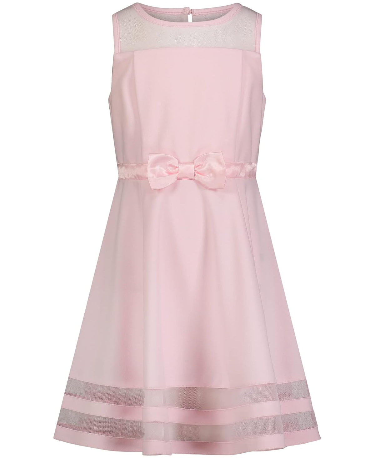 Calvin Klein Vestido de Fiesta sin Mangas para niña - Rosado Sweet Pink - 8