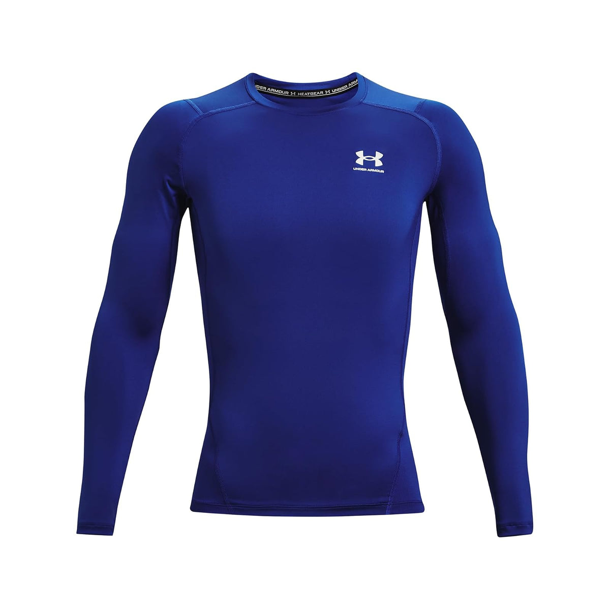 Under Armour HeatGear Playera de Compresión Manga Larga Hombre - M - Azul real
