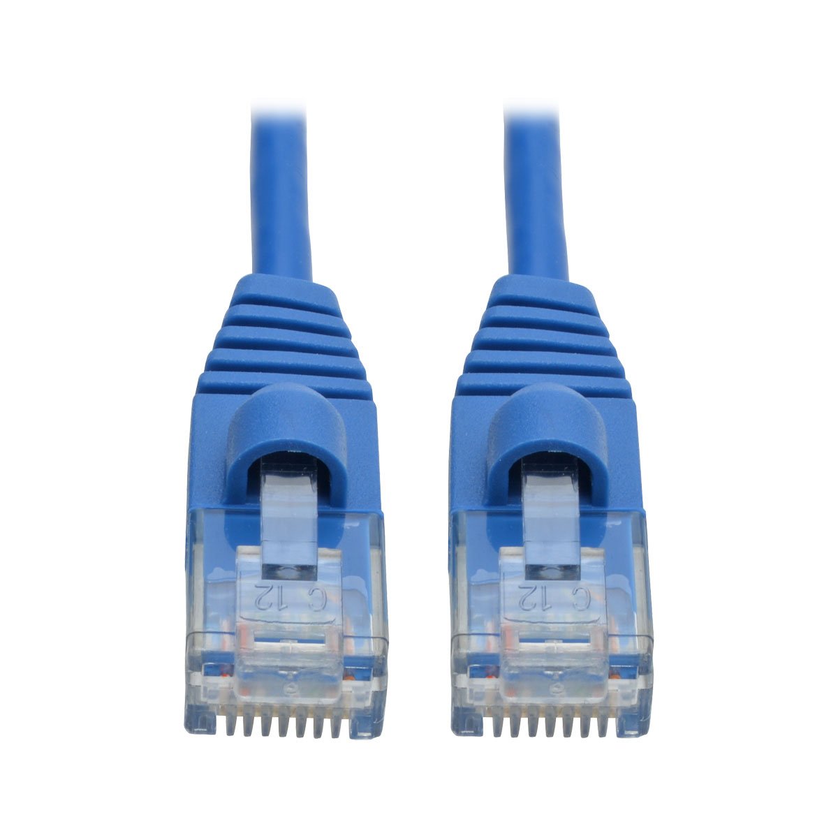 Tripp Lite Cat6a Gigabit Snagless Molded Slim UTP Patch Cable Networking M/M Blue 5ft 5' (N261-S05-BL)