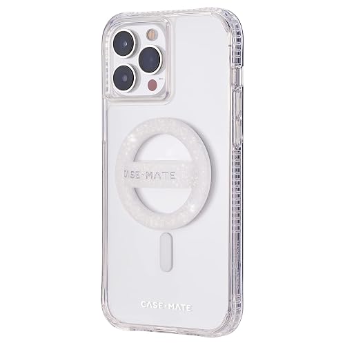 Case-Mate MagSafe Loop Grip Agarre magnético para teléfono | Empuñaduras De Teléfono MagSafe Suaves Y Plegables Delgadas para La Parte Posterior del Teléfono para iPhone Pro MAX 16 - Destello Blanco