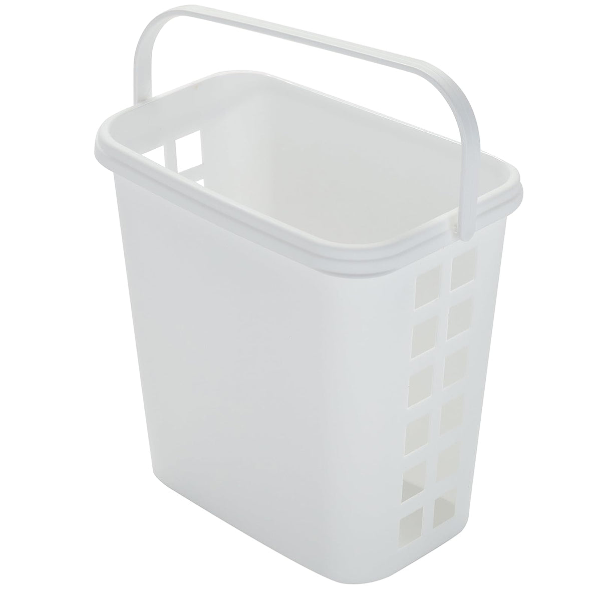 Bath Bliss 2 in 1 Portable, Bathroom Shower Caddy for Shampoo, Conditioner, Soap, and Cosmetics, in White Bath Tote