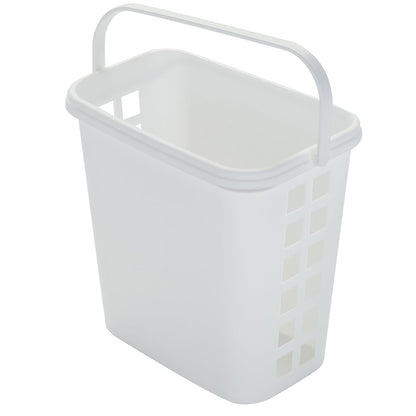 Bath Bliss 2 in 1 Portable, Bathroom Shower Caddy for Shampoo, Conditioner, Soap, and Cosmetics, in White Bath Tote