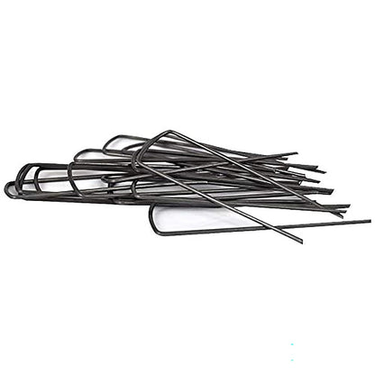 Easy Gardener 50825 - Grapas para Tela y jardín, ((4.5"), Plateado, 10 Staples
