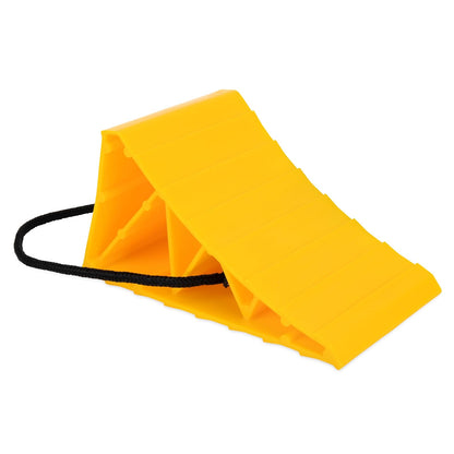 Camco Cuña para Llanta de Remolque o RV - Con diseño de cuerda - Standard w - Rope