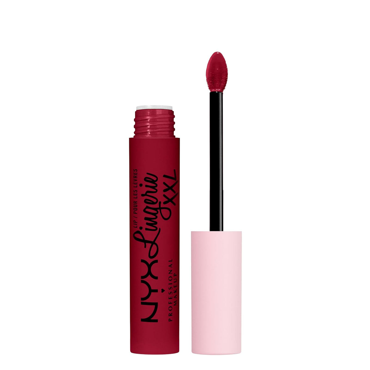 NYX Professional Makeup Lip Lingerie XXL Labial Líquido Mate Tono Rosa Nude - 22 Sizzlin'