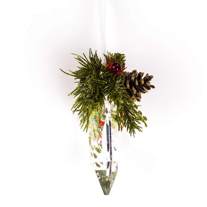 running FK-1018 Decora Colgantes de acrilico Adorno navideño de acrilico Marquis, Color, Pack of/Paquete de 1