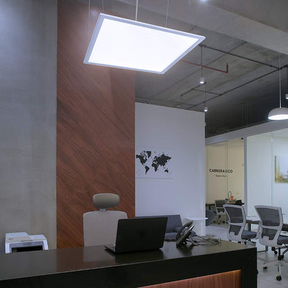 Tecnolite - Panel LED 2x2 Suspendido/Empotrable 40 W, Luz de Día, No atenuable, LED integrado