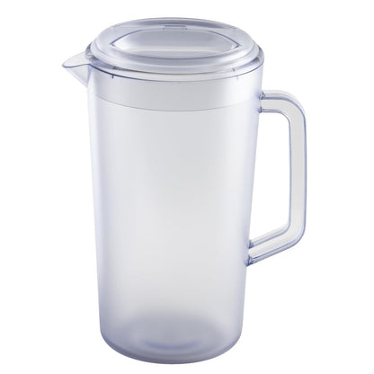 G.E.T. Jarra de plástico resistente de 1 galón con tapa, transparente, última intervensión de BPA