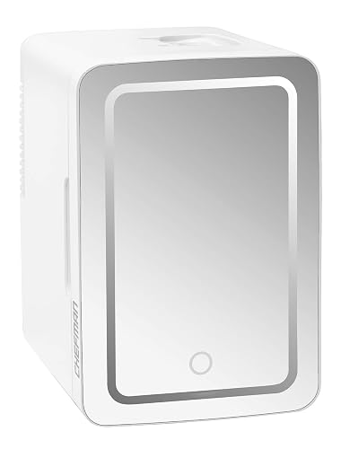 Mini Refrigerador con Espejo, Capacidad 4 Litros, Color Blanco, Modelo RJ48-6-ML