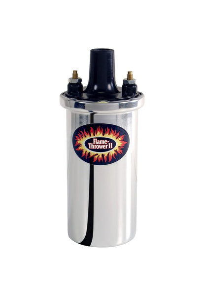 Pertronix 45001 - Bobina de encendido para lanzallamas II, 45.000 voltios, 0,6 ohmios, 12 voltios, cromo
