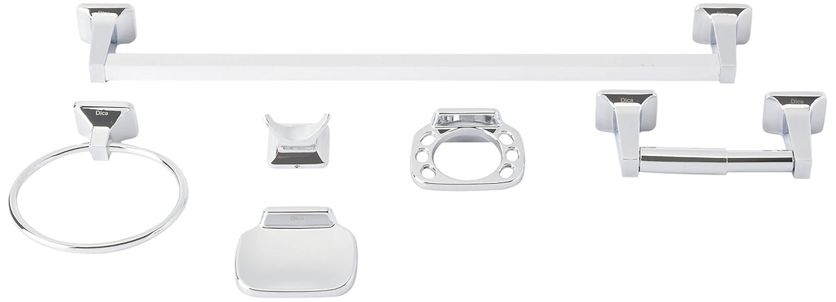 Dica 4500Z Juego de Accesorios 6 Piezas, Cromo