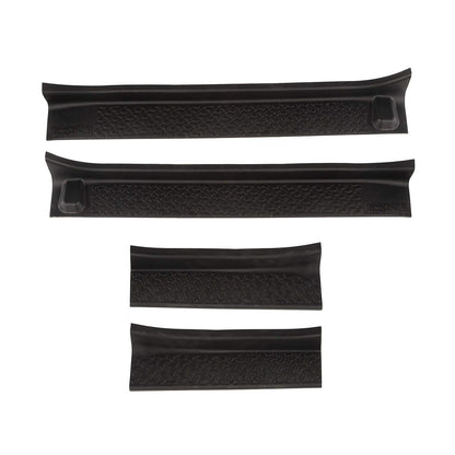 Rugged Ridge 11216.32 Protectores Entrada Todo Terreno Termoplástico Negro Mate 4 Piezas Sin Taladro para Jeep Wrangler JLU/Gladiator JT