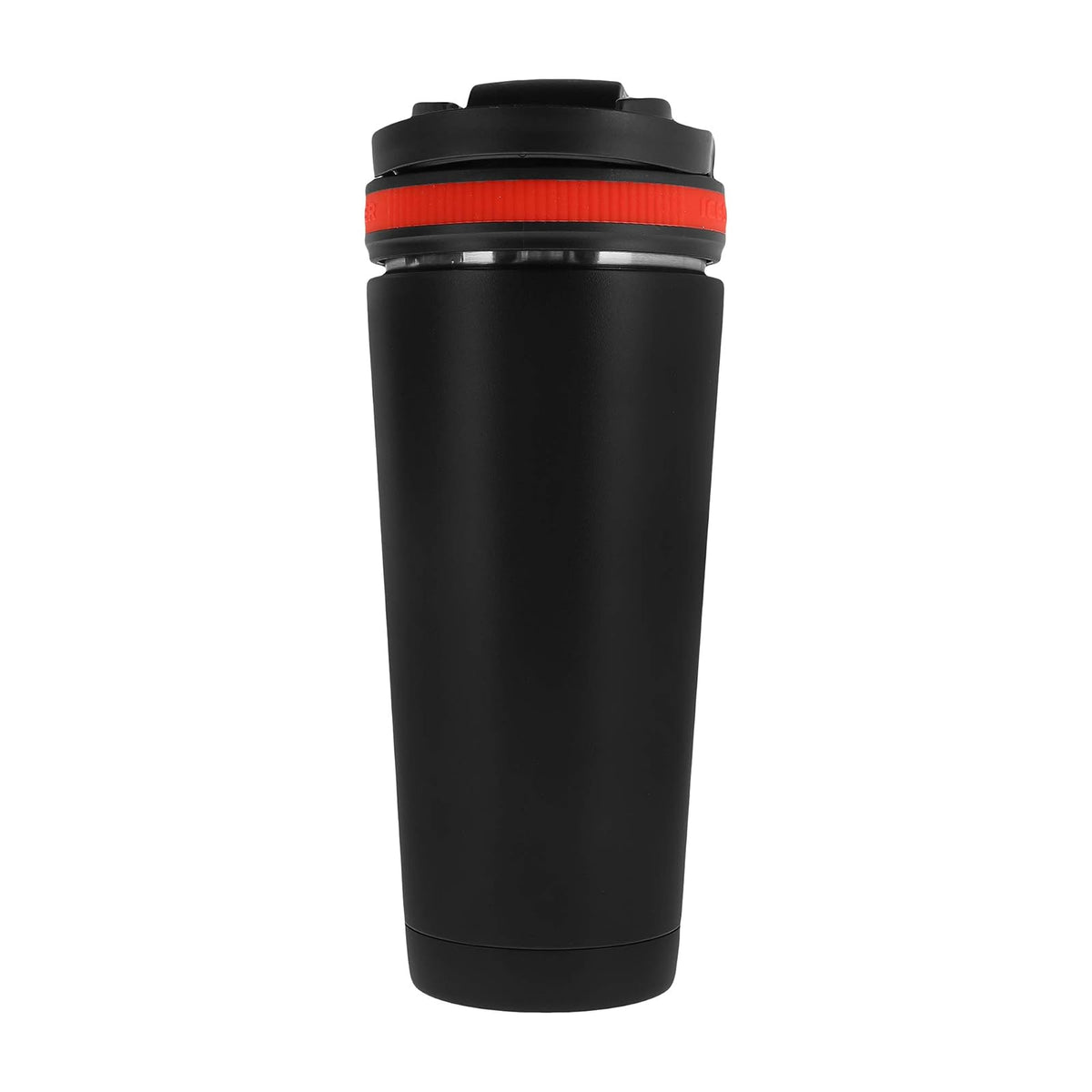 Shaker Negro Bandas Rojas 26onz IceShaker