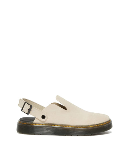 Dr. Martens Carlson - Mulas para Hombre, Warm Sand Eh Suede MB, 15 Women/14 Men