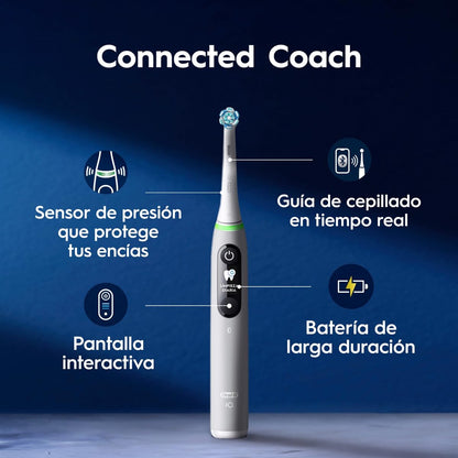 Oral-B Cepillo Dental Eléctrico iO6, Conexión con App, Sensor de Presión