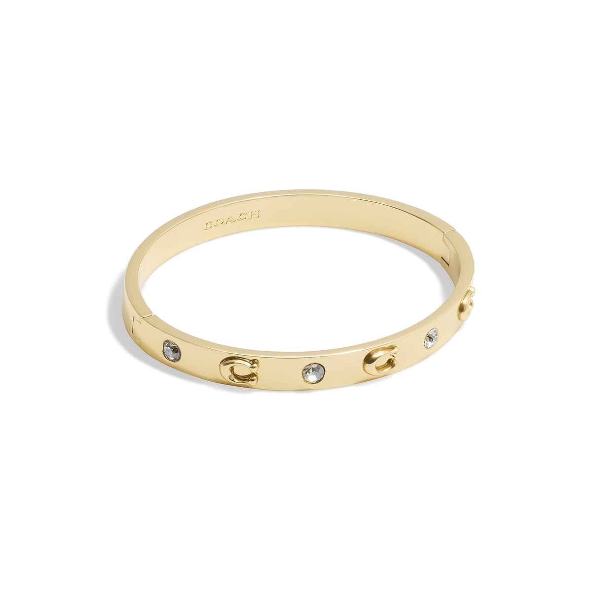 COACH Signature C - pulsera con bisagras para mujer