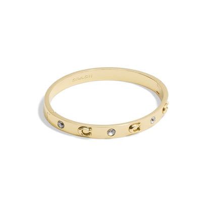 COACH Signature C - pulsera con bisagras para mujer