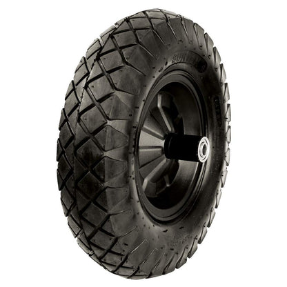 Surtek CATL4 Llanta reforzada 4 capas de 16" con rin para carretilla