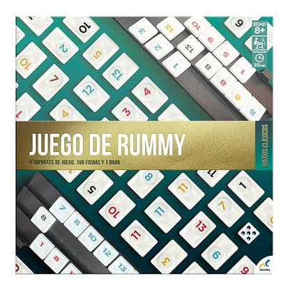 Novelty Corp - Juego de Mesa Rummy, Juego Clasico, Alta Calidad