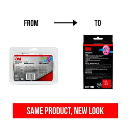 3M Performance P100 filtros de partículas + olores, 2 pares, P100 aprobado por NIOSH, 99,97% de eficiencia de filtración contra aerosoles sólidos y líquidos, para uso con las series 3M 6000, 6500 y