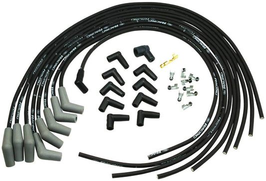 Ford Racing Juego de Cables para Bujía Universal M12259M302, 9 mm, Negro