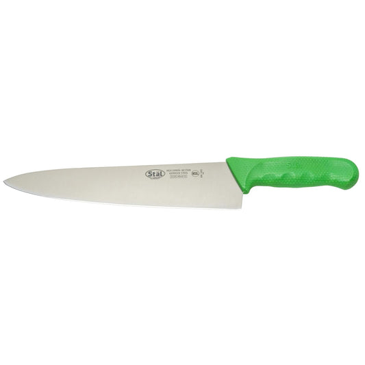 Winco Cuchillo de Chef de 10 Pulgadas con Hoja de Acero Alemana, Verde
