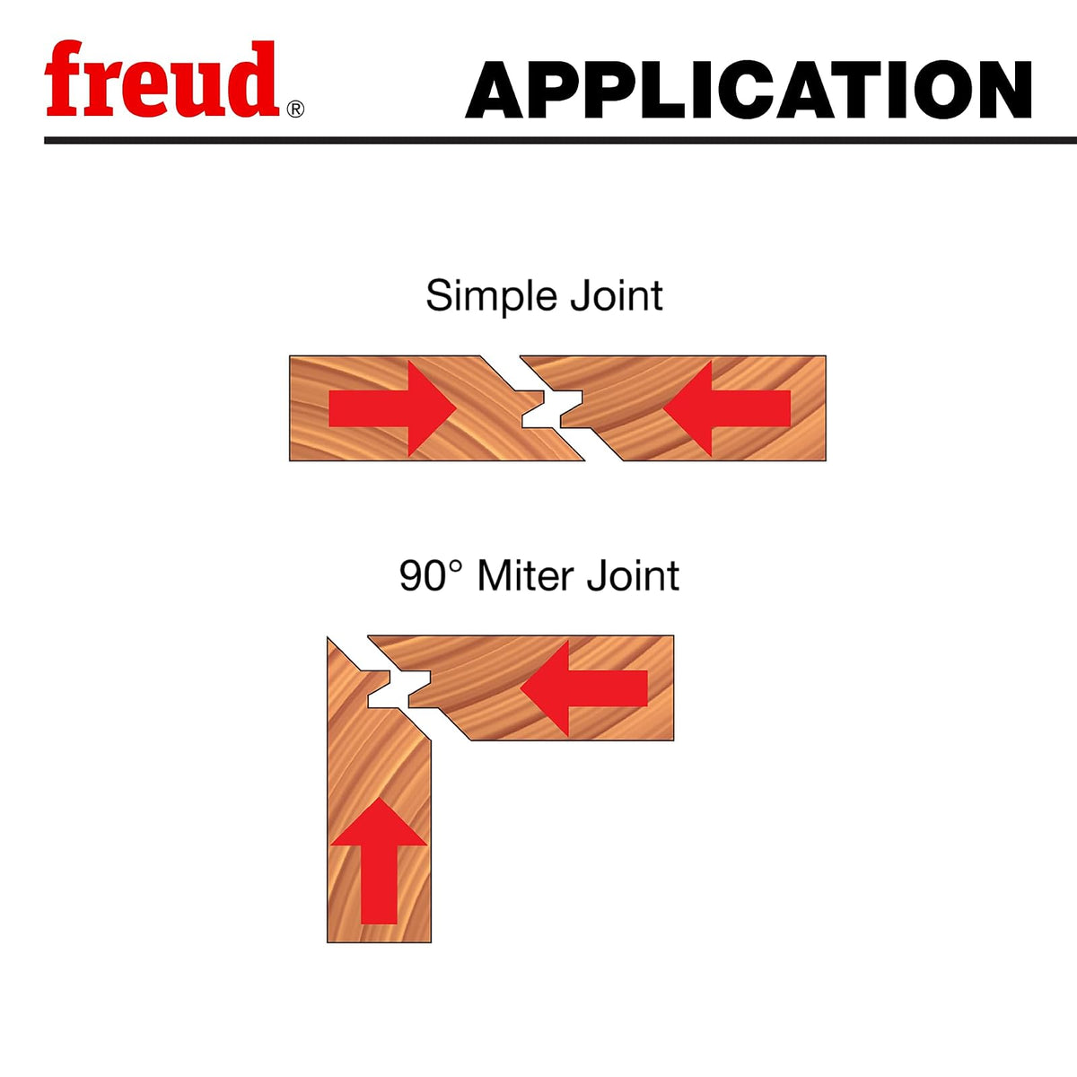 Freud 99-035: Broca de inglete de bloqueo de 2-11/64 pulgadas (diámetro) con vástago de 1/2 pulgada