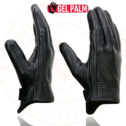 Milwaukee Leather Guantes de Verano para Hombre, Negro, XL, MG7510-BLK-XL
