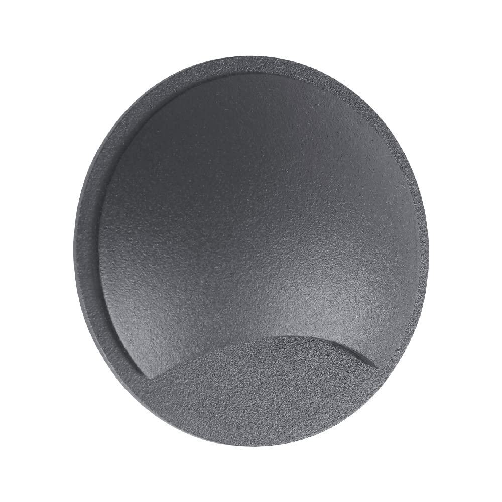 Tecnolite - Luz de Cortesía LED Empotrable, para Exterior, Luz Suave Cálida, No atenuable, LED Integrado