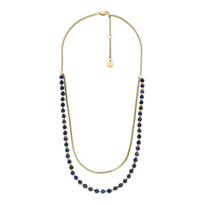 Fossil Collar ja7247710 all stacked up de acero inoxidable en color dorado para dama