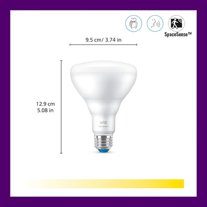 WiZ Foco Inteligente BR30 7.2W Luz Cálida Compatible con Alexa y WiFi