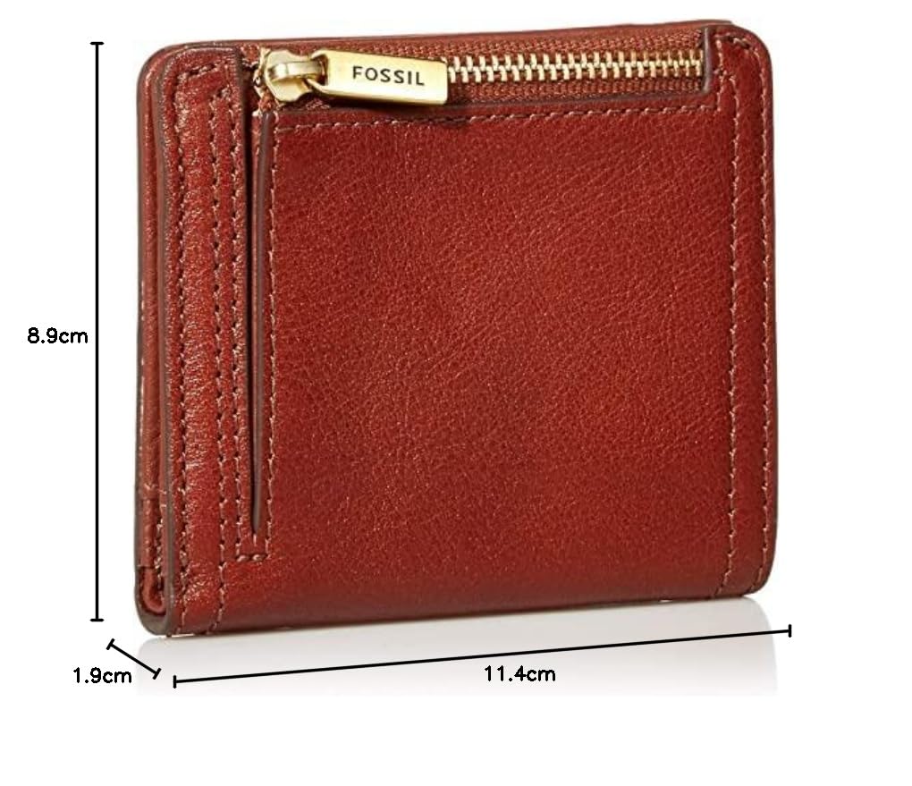 Fossil Women's Logan Leather RFID-Blocking Bifold Wallet