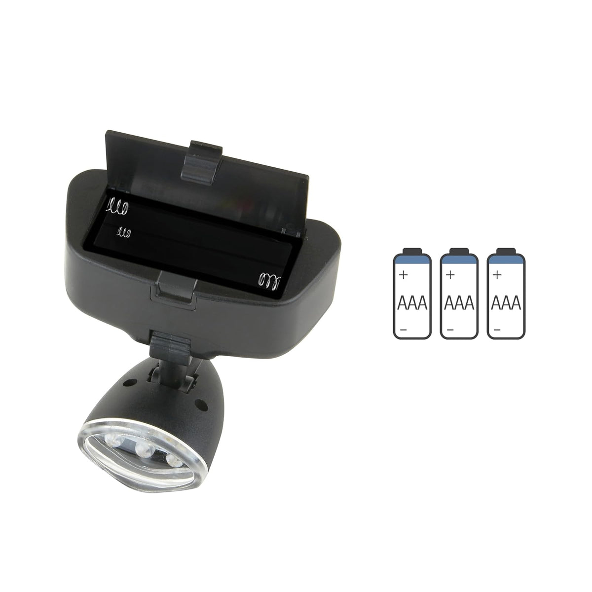 Carson Pro Series Magnivisor Deluxe Lupa con Luz LED Y 4 Lentes Diferentes (1,5X, 2X, 2,5X, 3X)- Negro (CP-60)