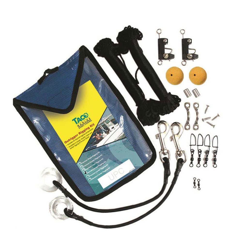 Taco Marine RK-0001SB Kit de Aparejo estándar, Negro