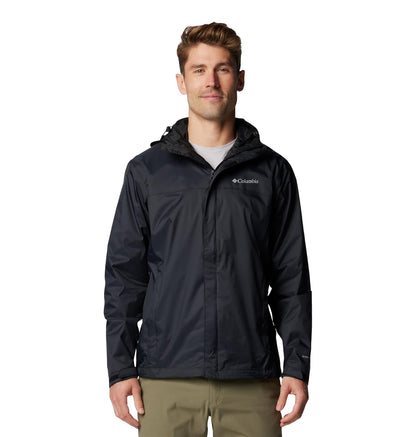 Columbia Watertight II Chamarra Impermeable para Hombre - Negro - M