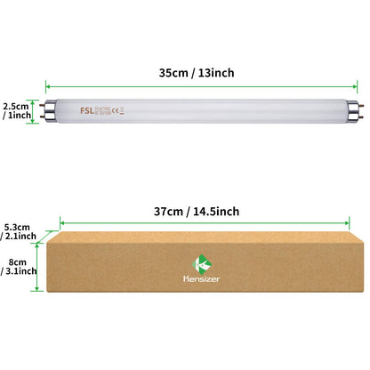 Kensizer Tubo De Luz De Repuesto | Paquete de 2, 13 pulgadas, 10 W, para bombillas electrónicas de 20 W, interiores y exteriores