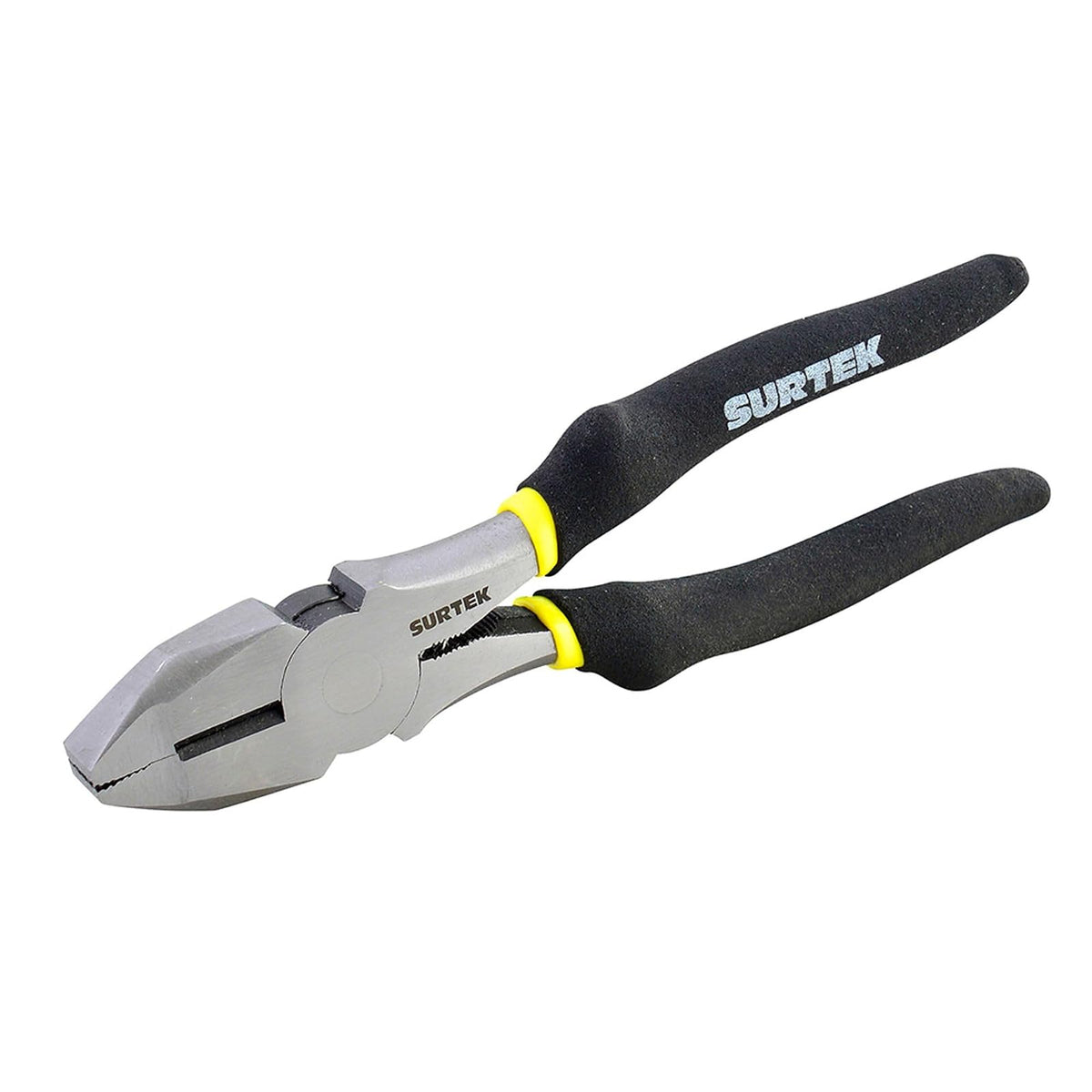 Surtek Pinza de Electricista Punta Larga 6" - 9", corte lateral nariz cuadrada