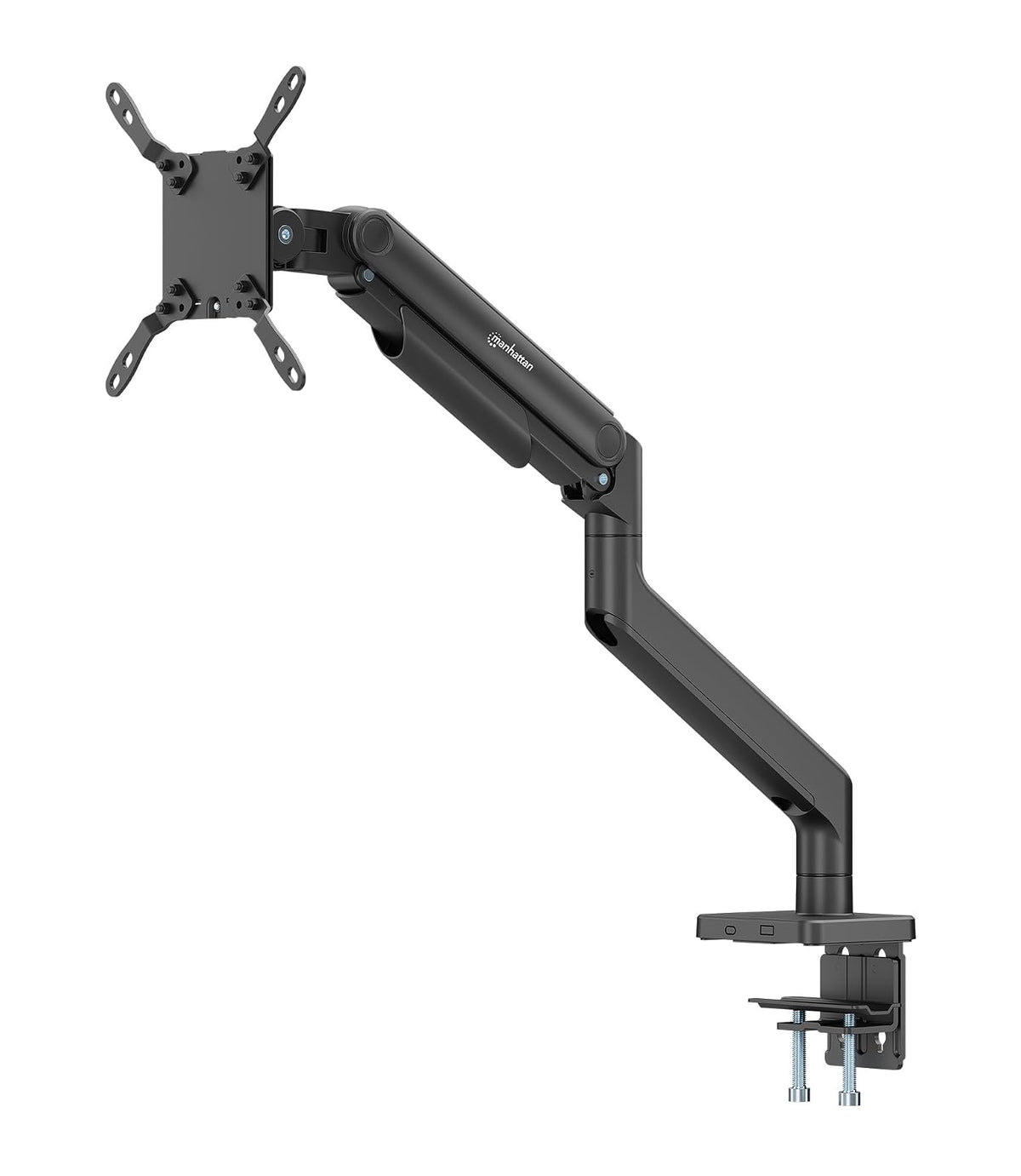 Manhattan 462570 Soporte de Aluminio con Sistema de pistón para 1 Monitor de 17" a 49"