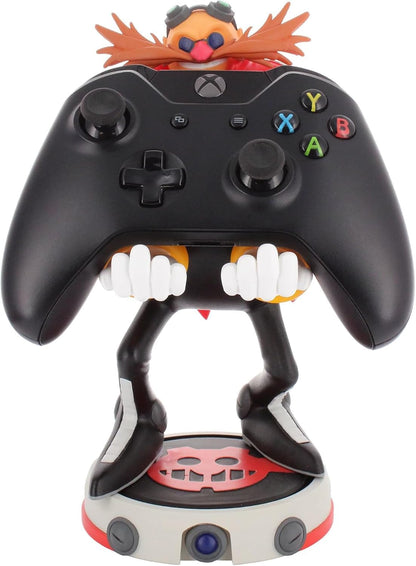 Exquisito Juego: Sonic The Hedgehog: Dr. Eggman - Driver Original y Soporte para teléfono, Soporte de Dispositivo Coleccionable, Figura Oficial