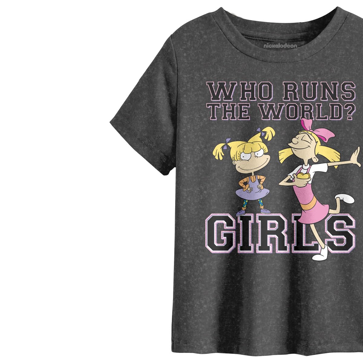Nickelodeon Angélica & Helga Playera Casual para Niñas y Adolescentes